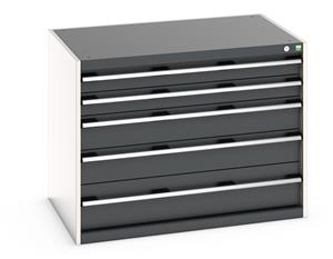 Bott Cubio drawer cabinet with overall dimensions of 1050mm wide x 750mm deep x 800mm high... 1050mmW x 750mmD